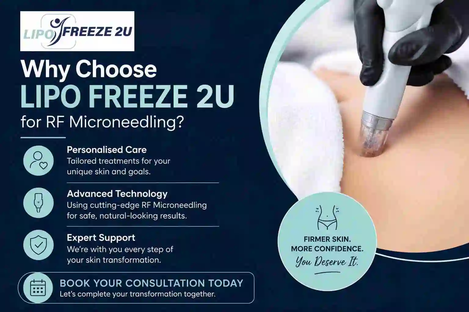 Why Choose LIPO FREEZE 2U for RF Microneedling Rhyl?